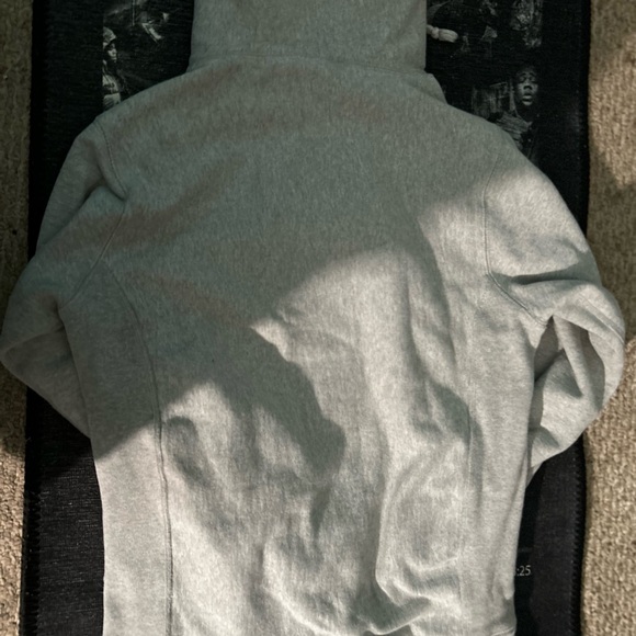 Orange box logo supreme hoodie - Picture 3 of 5